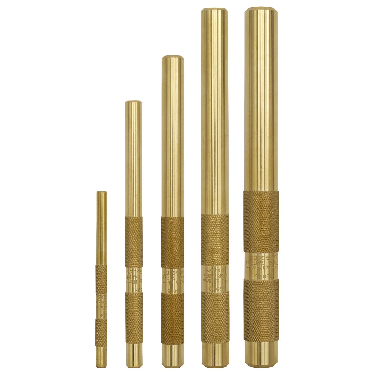 Sealey Brass Punch Set 5pc AKB05