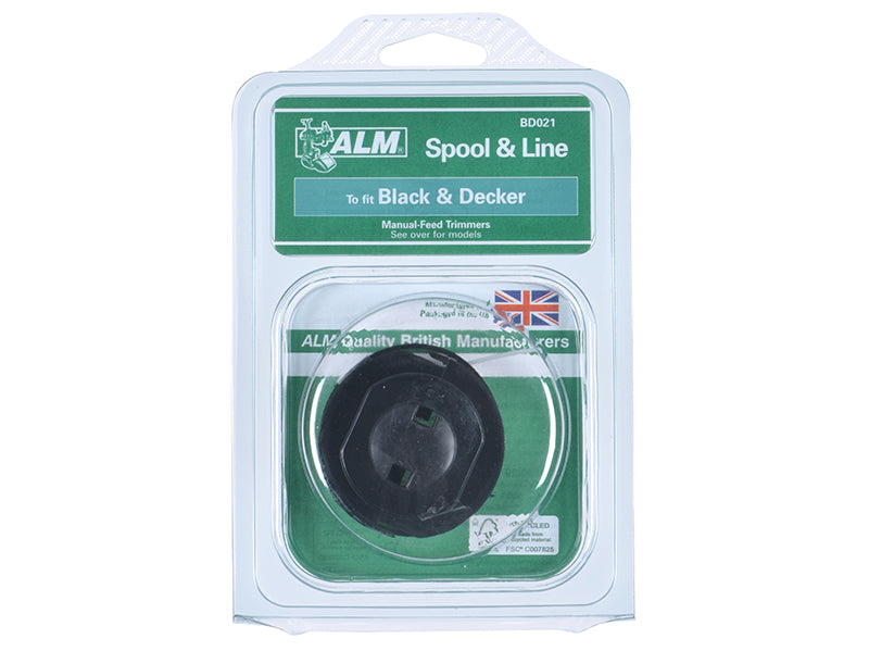 ALM Manufacturing BD021 Spool & Line to Fit Black & Decker Trimmers A6044 ALMBD021