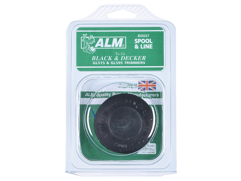 ALM Manufacturing BD037 Spool & Line to Fit Black & Decker Trimmers A6480 ALMBD037