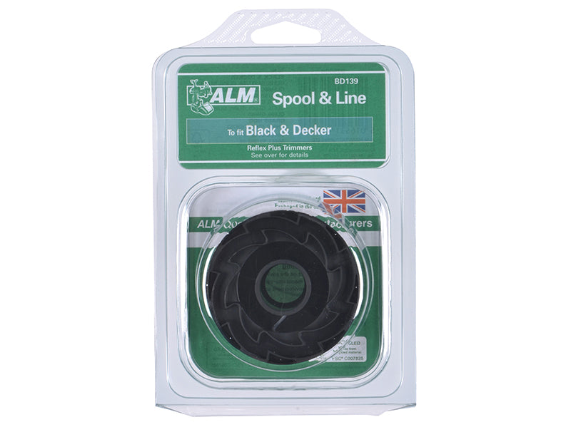 ALM Manufacturing BD139 Spool & Line to Fit Black & Decker Trimmers A6441 ALMBD139