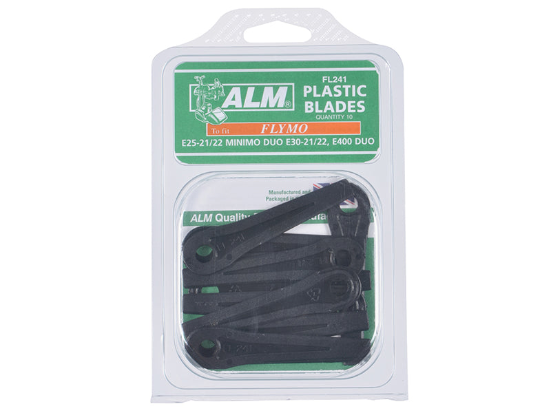 ALM Manufacturing FL241 Plastic Blades Small Hole to Suit Flymo ALMFL241