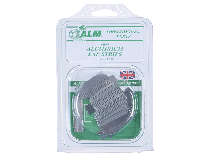 ALM Manufacturing GH005 Aluminium Lap Strips Pack of 50 ALMGH005
