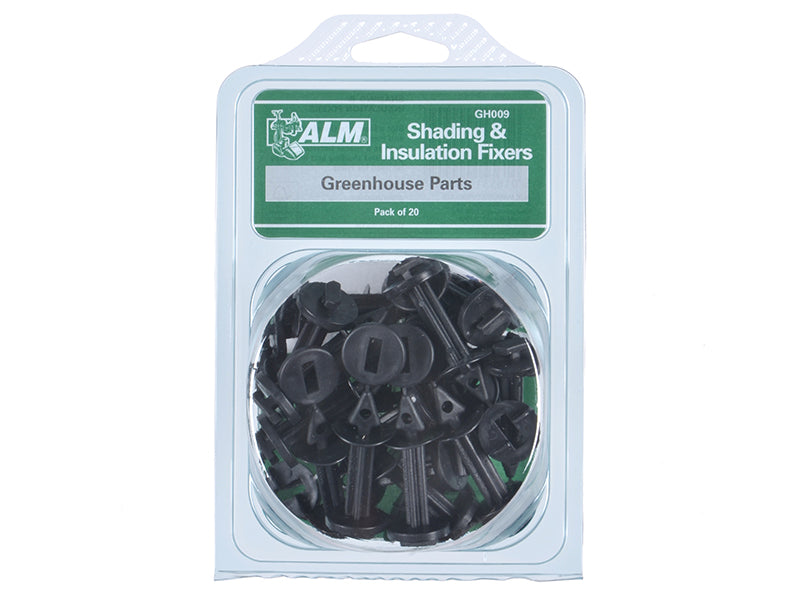 ALM Manufacturing GH009 Shading/Insulation Fixers Pack of 20 ALMGH009