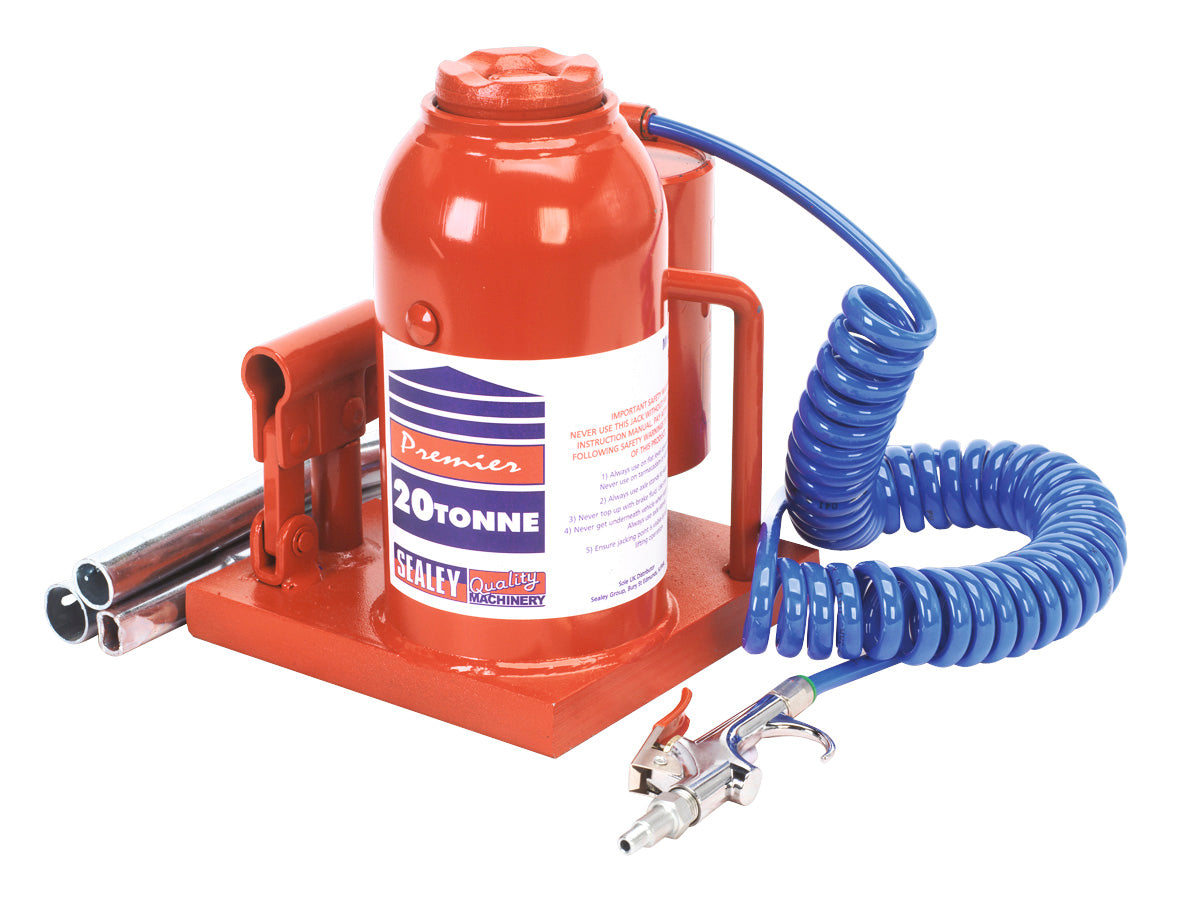 Sealey Bottle Jack 20 Tonne Manual/Air Hydraulic AM20