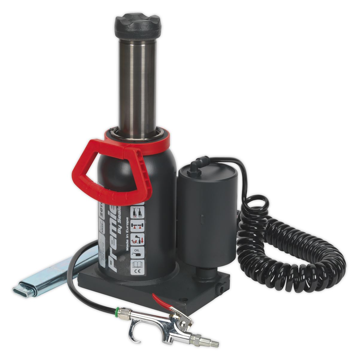 Sealey Bottle Jack 20 Tonne Manual/Air Hydraulic AM20