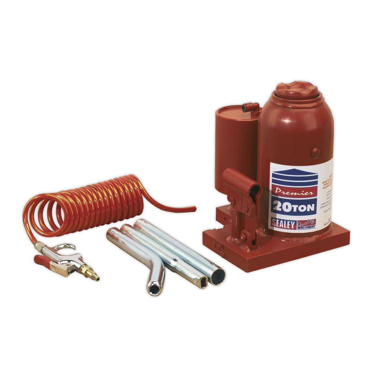Sealey Bottle Jack 20 Tonne Manual/Air Hydraulic AM20