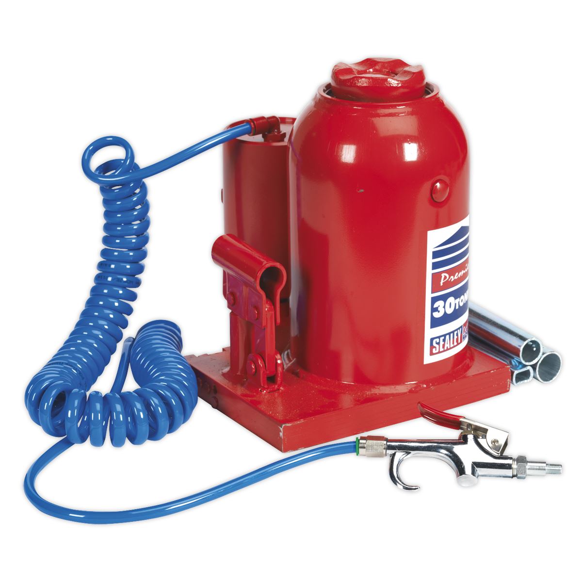 Sealey Bottle Jack 30 Tonne Manual/Air Hydraulic AM30