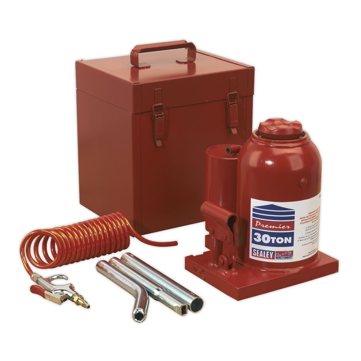 Sealey Bottle Jack 30 Tonne Manual/Air Hydraulic AM30