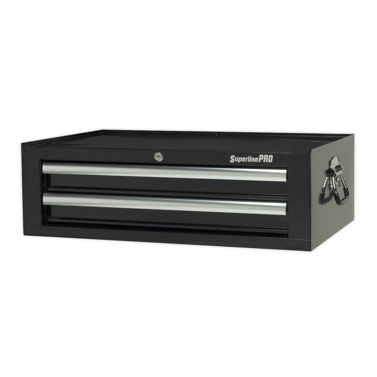Sealey Mid-Box 2 Drawer with Ball-Bearing Slides - Black AP26029TB