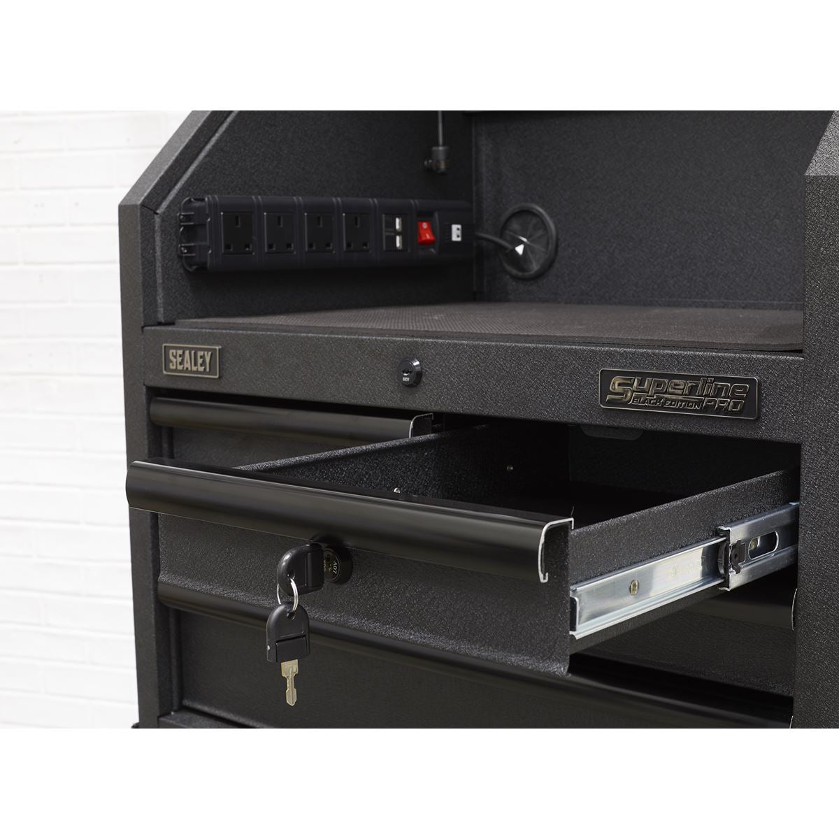 Sealey 9 Drawer Tool Chest Combination with Power Strip AP27BESTACK