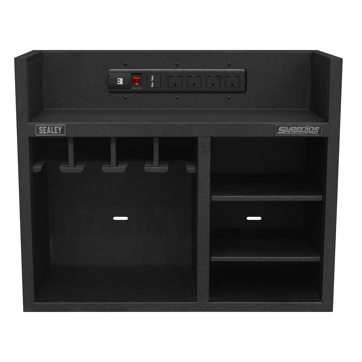 Sealey Power Tool Storage Rack with Power Strip AP30SRBE