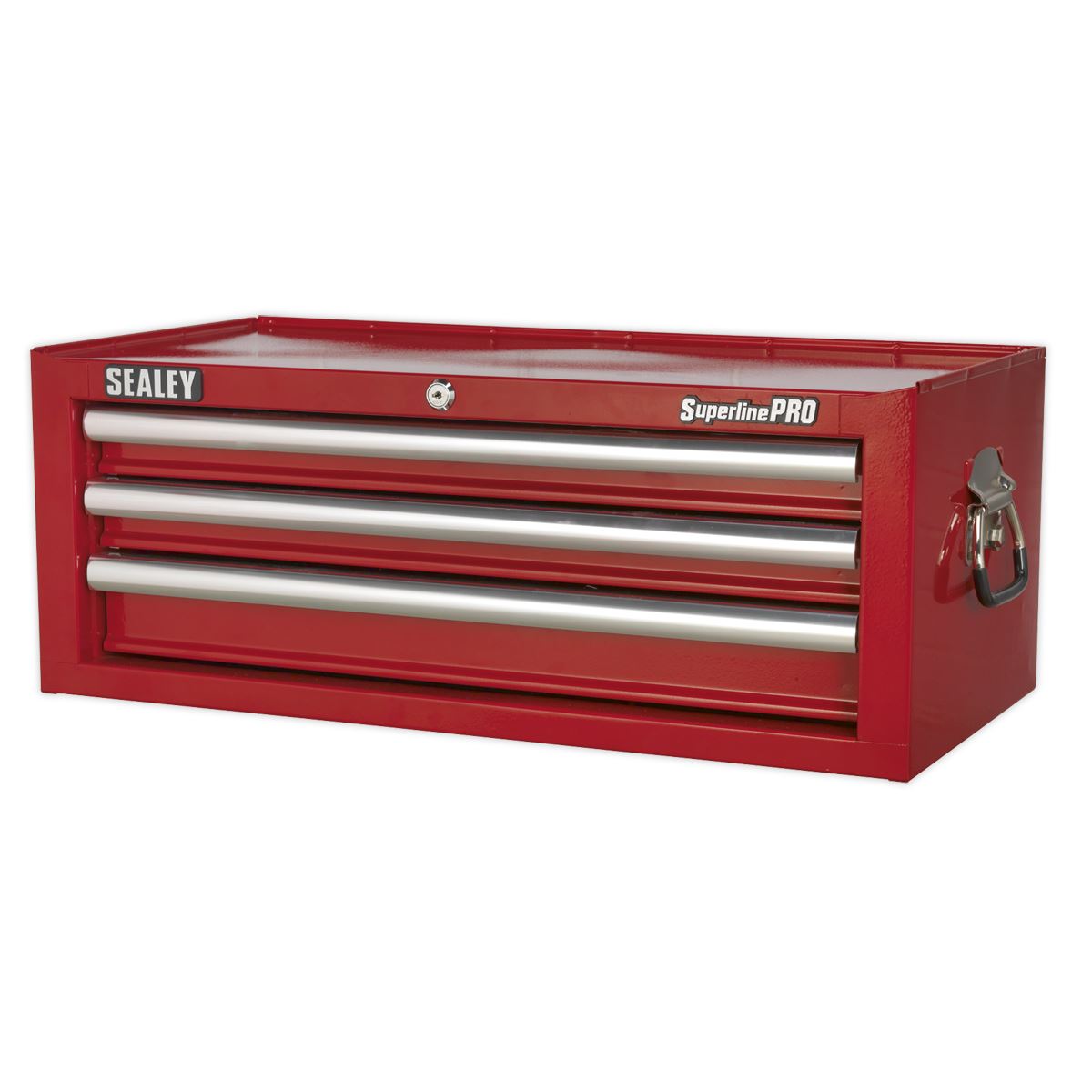 Sealey Mid-Box 3 Drawer with Ball-Bearing Slides - Red AP33339