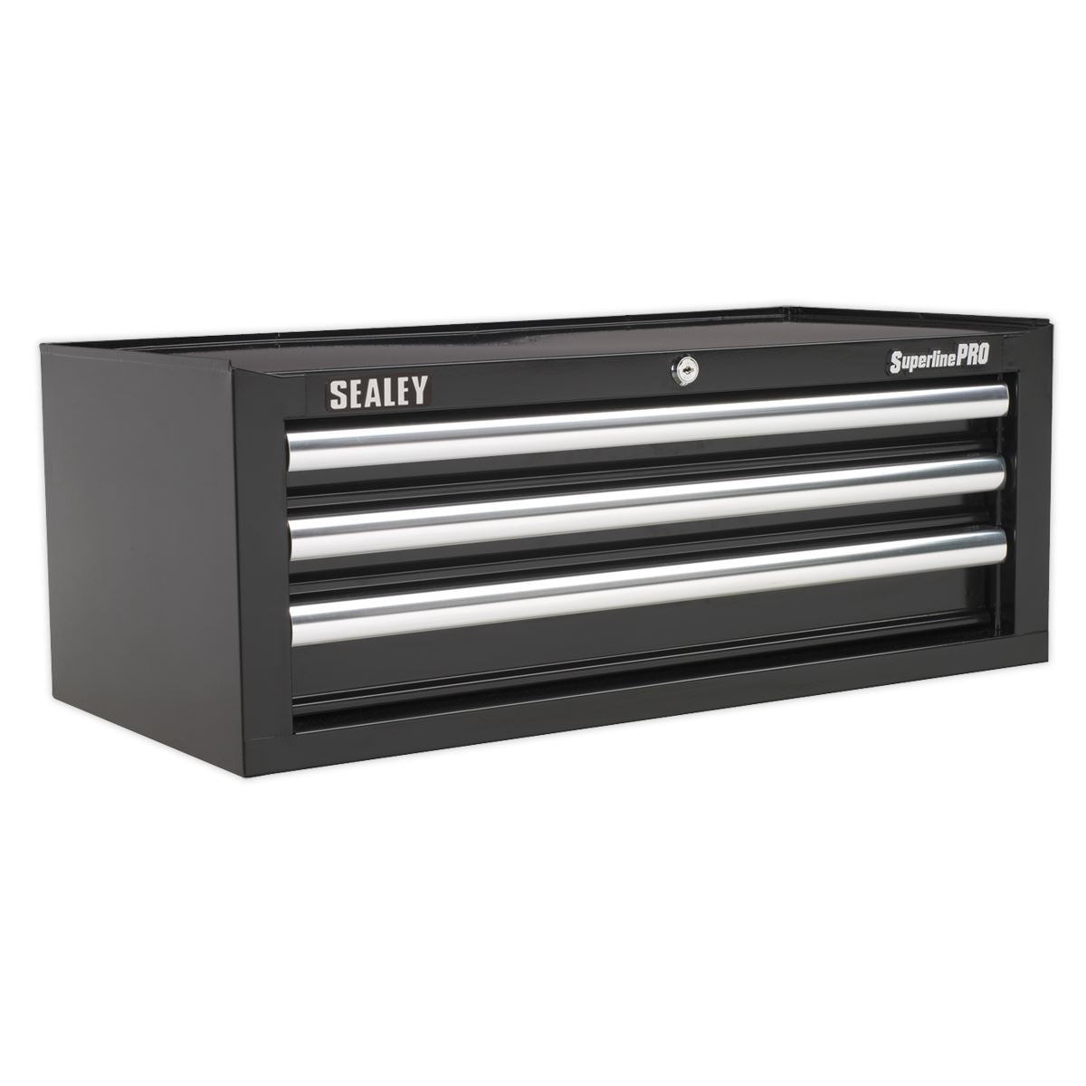 Sealey Mid-Box 3 Drawer with Ball-Bearing Slides - Black AP33339B