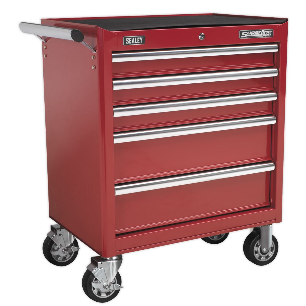 Sealey Rollcab 5 Drawer with Ball-Bearing Slides - Red AP33459