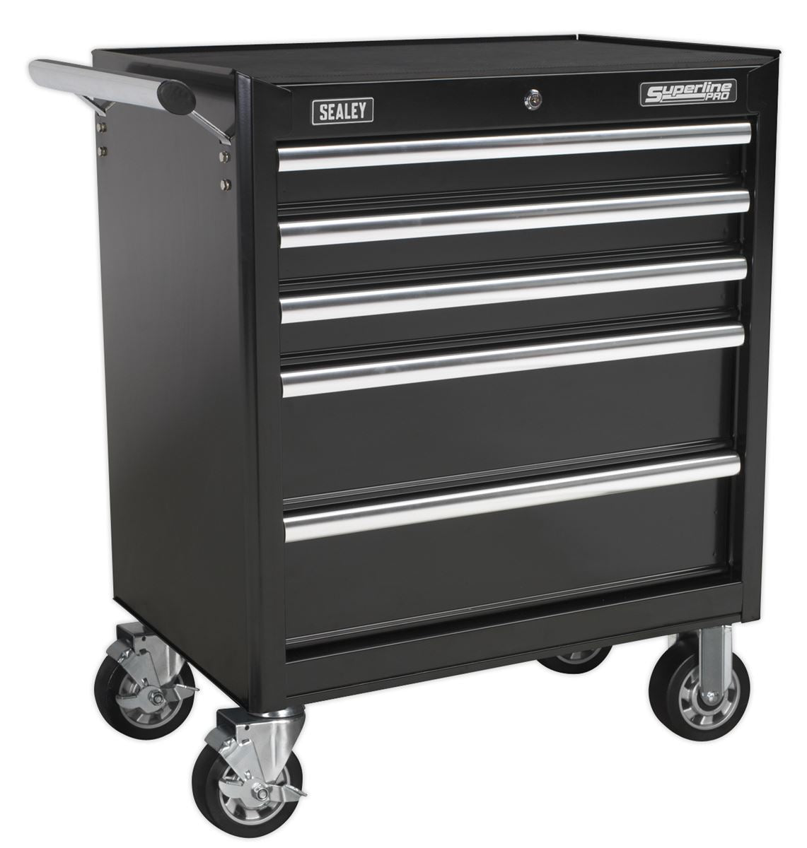 Sealey Rollcab 5 Drawer with Ball-Bearing Slides - Black AP33459B