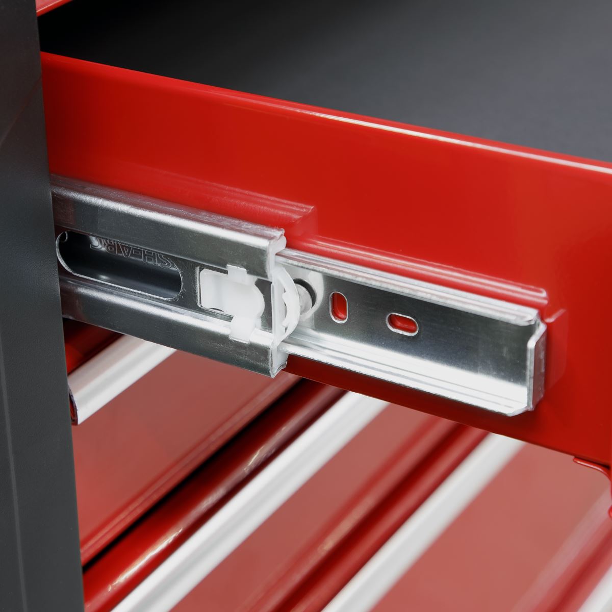 Sealey Rollcab 7 Drawer with Ball-Bearing Slides - Red AP3407