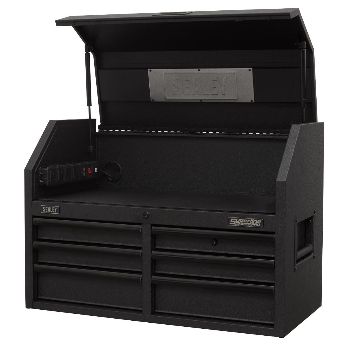 Sealey Topchest 6 Drawer 910mm with Soft Close Drawers & Power Strip AP3607BE