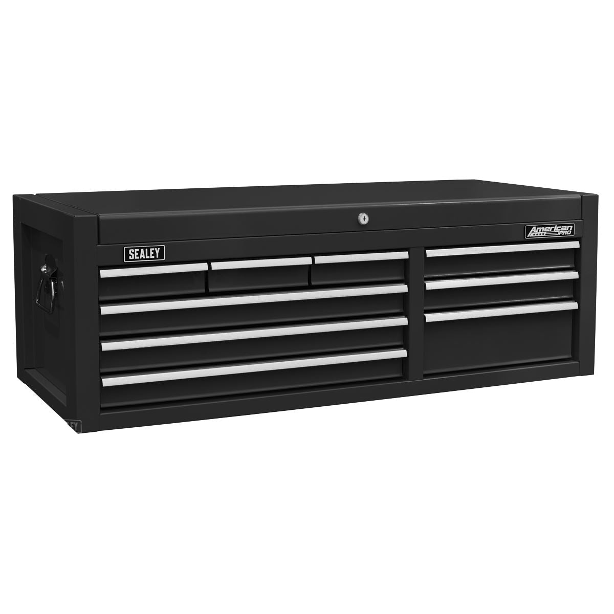 Sealey Black Topchest 9 Drawer with Ball Bearing Slides Double Skin AP4109B