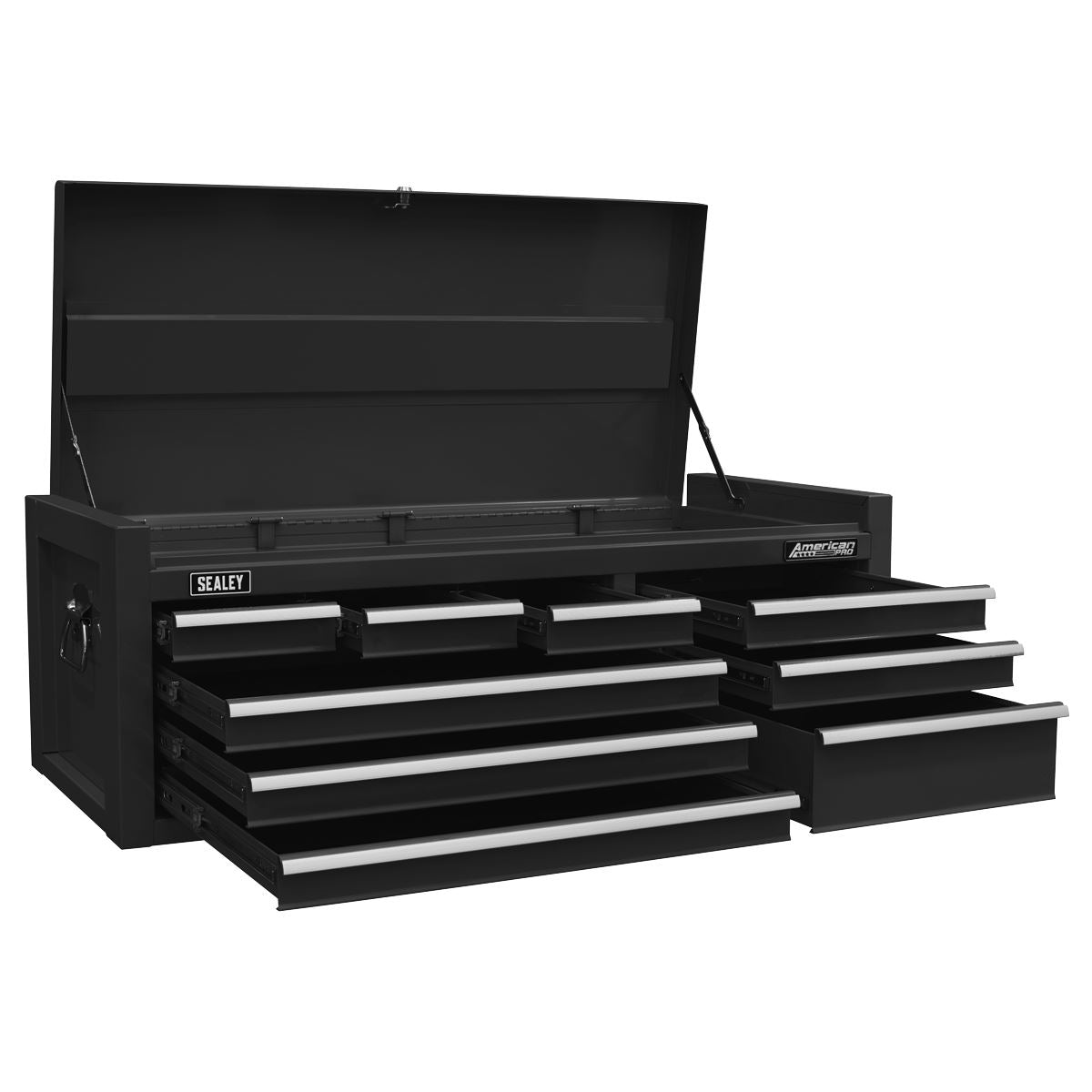 Sealey Black Topchest 9 Drawer with Ball Bearing Slides Double Skin AP4109B