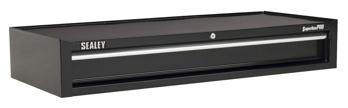 Sealey Mid-Box 1 Drawer with Ball-Bearing Slides Heavy-Duty- Black AP41119B