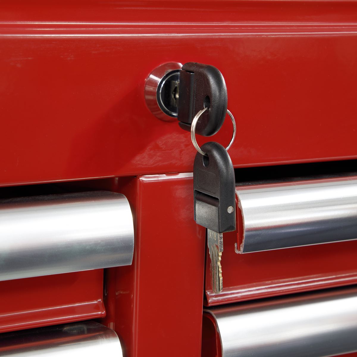Sealey Topchest 10 Drawer with Ball-Bearing Slides - Red AP5210T