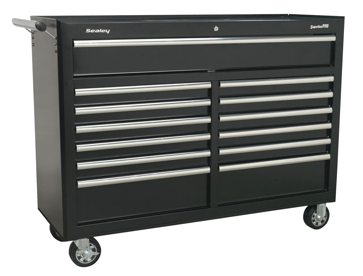 Sealey Rollcab 13 Drawer with Ball-Bearing Slides - Black AP5213TB