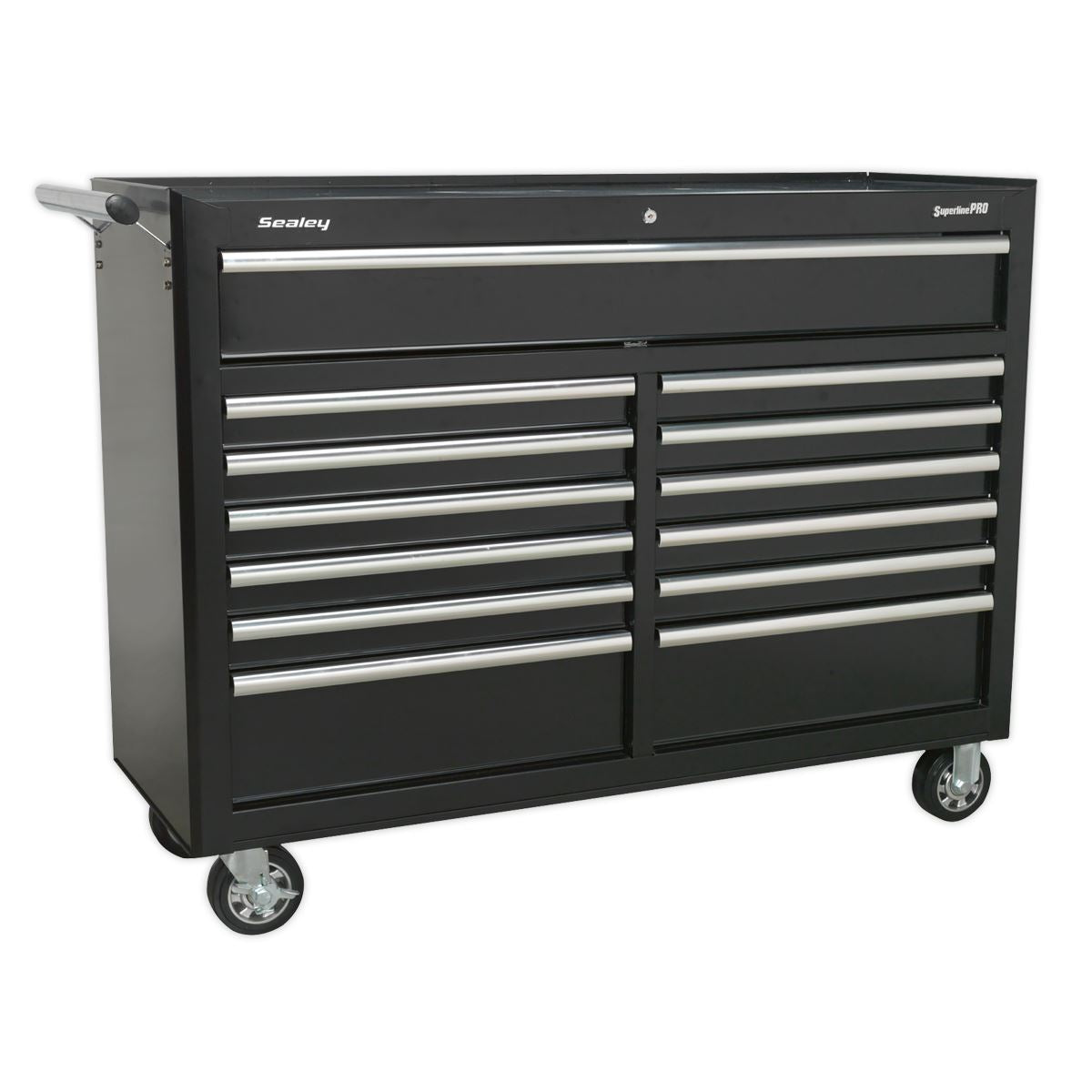 Sealey Rollcab 13 Drawer with Ball-Bearing Slides - Black AP5213TB