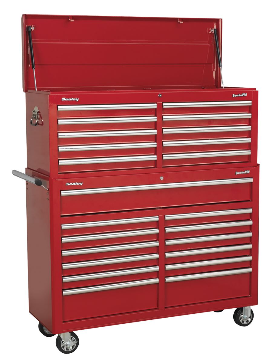 Sealey Tool Chest Combination 23 Drawer with Ball-Bearing Slides - Red AP52COMBO1