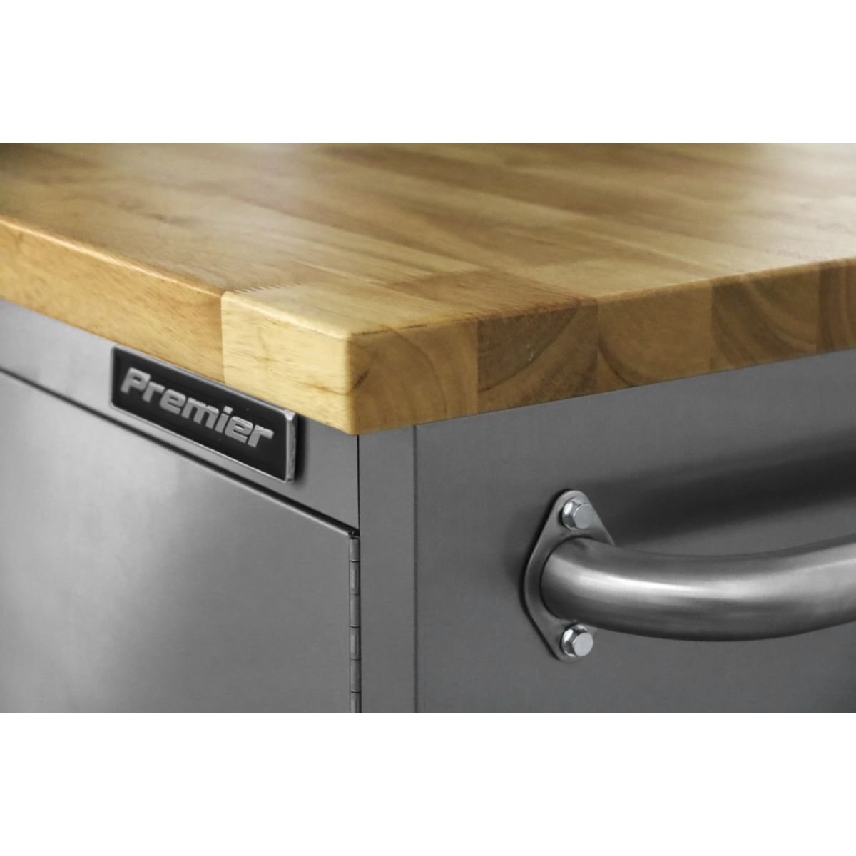 Sealey Mobile Stainless Steel Tool Cabinet 10 Drawer & Cupboard AP7210SS