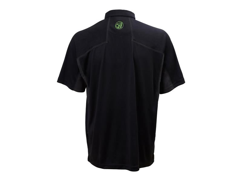Apache Langley Black Performance Work Polo Shirt Medium 38/40in APALANGM