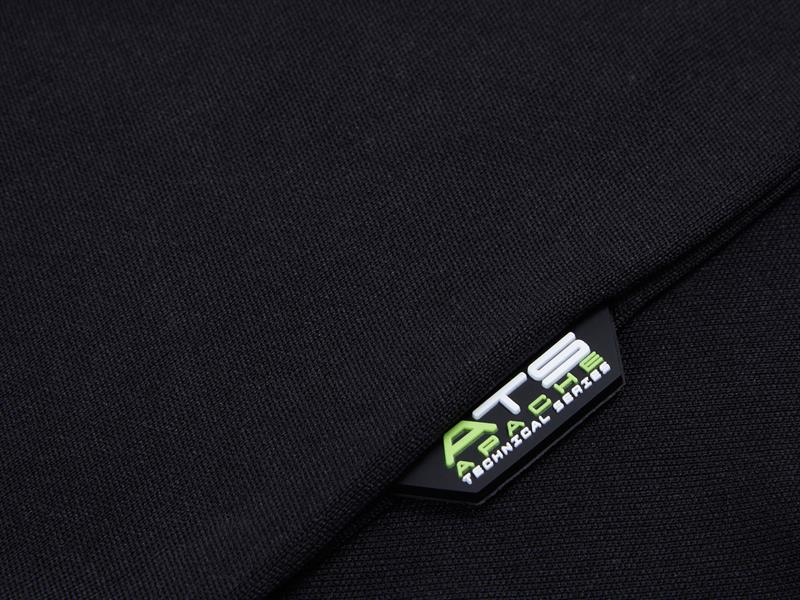 Apache Langley Black Performance Work Polo Shirt XXL 47/49in APALANGXXL