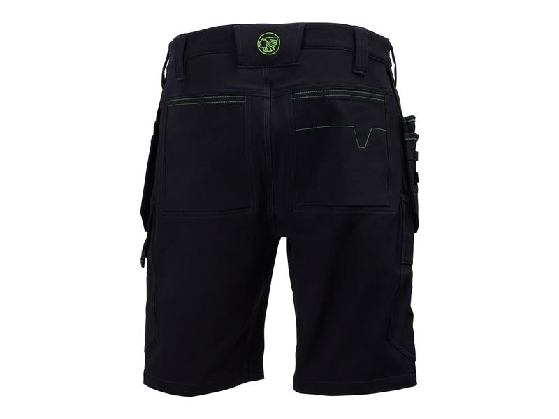 Apache Whistler Black Stretch Holster Work Shorts Waist 32in APAWHISTL32