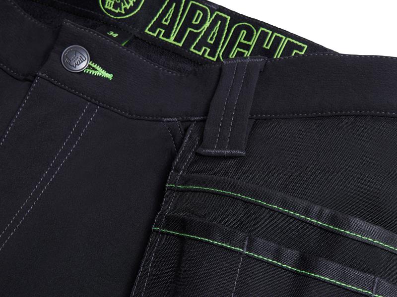 Apache Whistler Black Stretch Holster Work Shorts Waist 40in APAWHISTL40