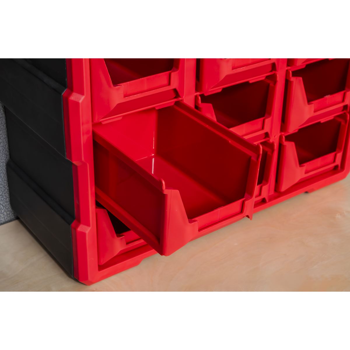 Sealey Cabinet Box 39 Drawer - Red/Black APDC39R