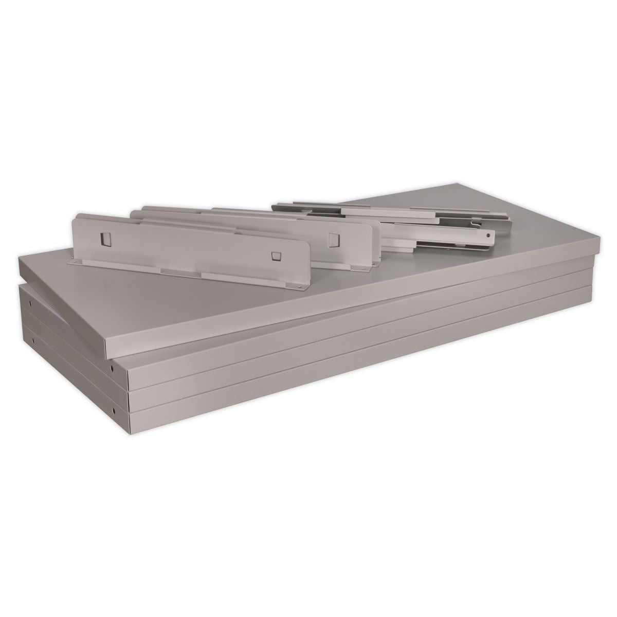 Sealey Shelf for Industrial Cabinets - Pack of 4 APICS4