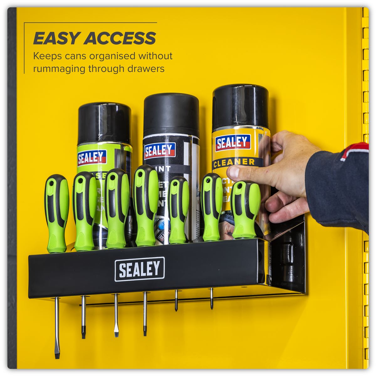 Sealey Magnetic Spray Can/Screwdriver Holder APMCH
