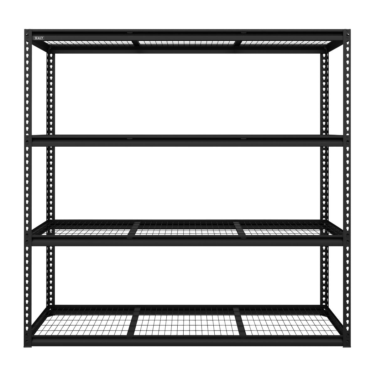 Sealey Heavy-Duty Modular Racking Unit with 4 Mesh Shelves 300kg Capacity APMR1