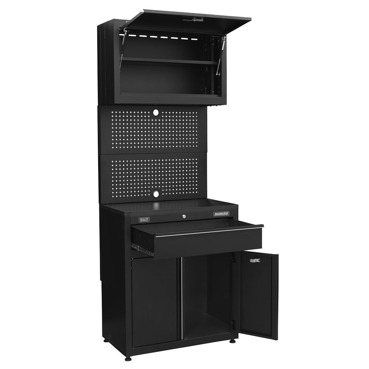 Sealey Rapid-Fit 1 Drawer Cabinet & Wall Cupboard APMS2HFPD
