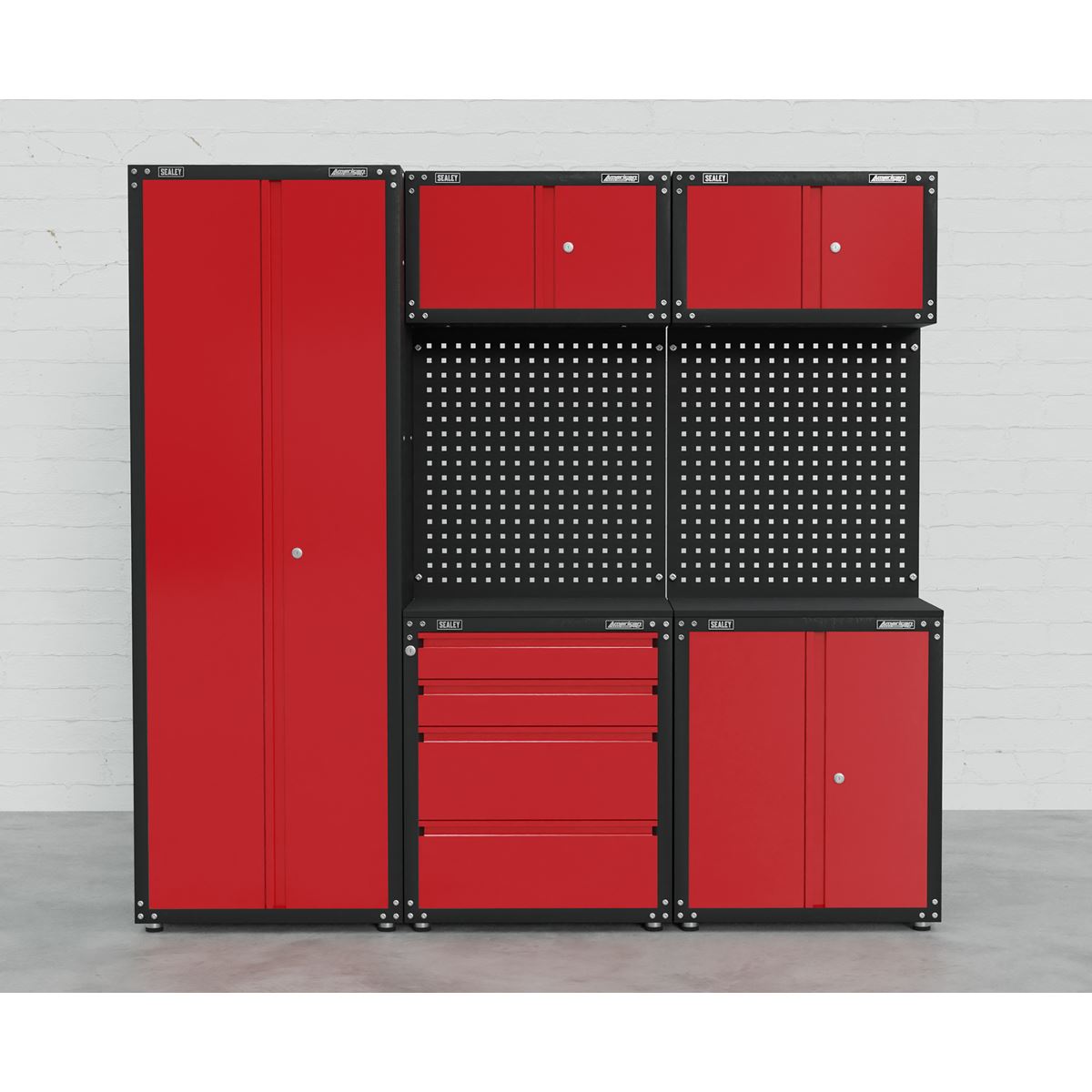 Sealey American PRO® 2.0m Storage System APMS80COMBO3