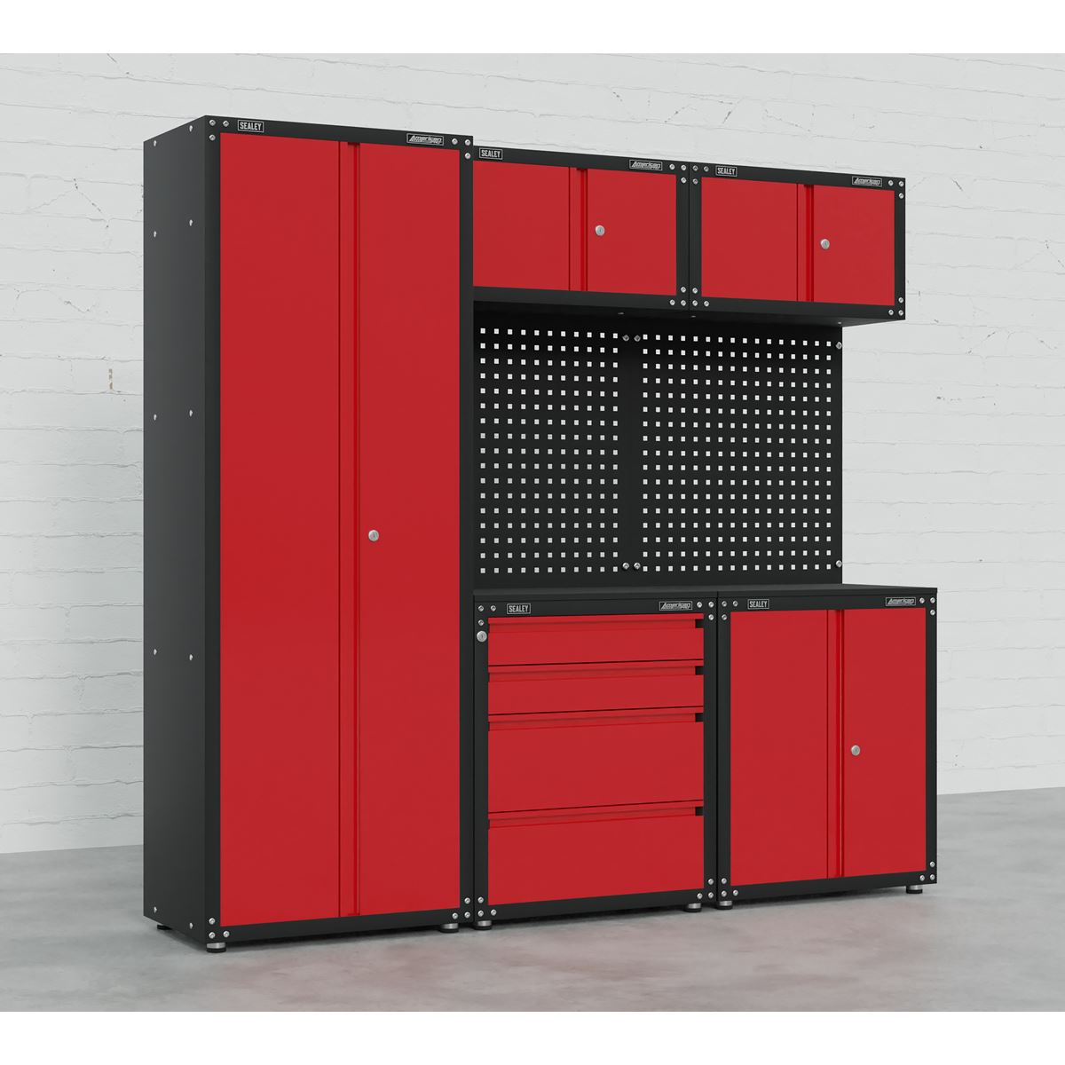 Sealey American PRO® 2.0m Storage System APMS80COMBO3