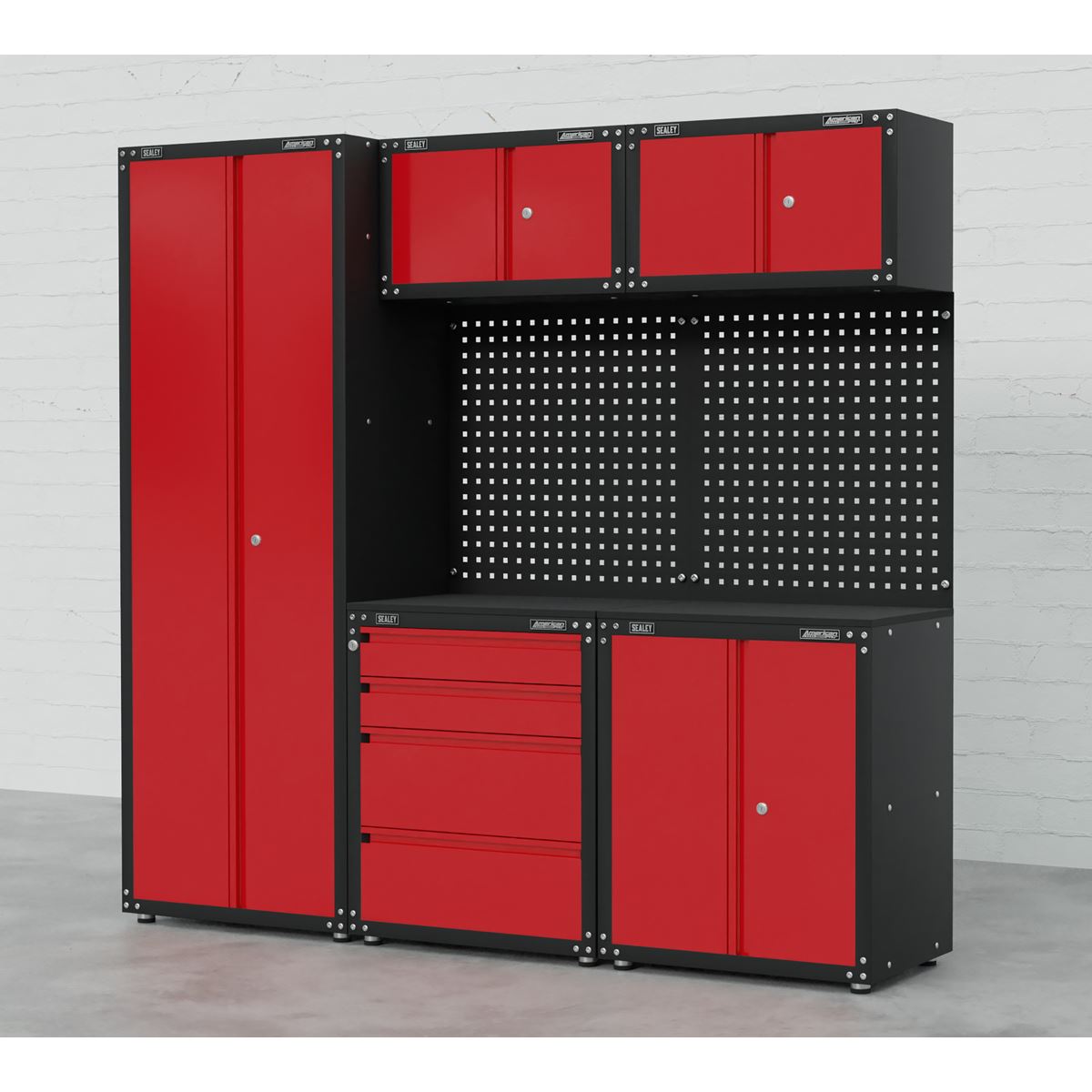 Sealey American PRO® 2.0m Storage System APMS80COMBO3