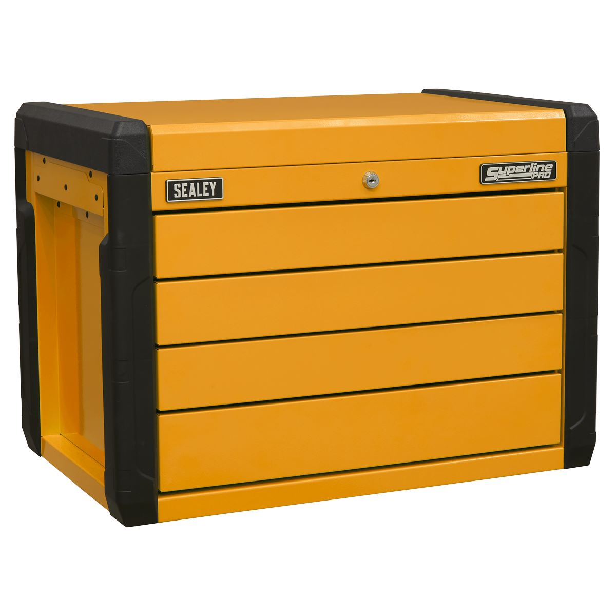 Sealey 4-Drawer Push-to-Open Topchest with Ball-Bearing Slides - Orange APPD4O