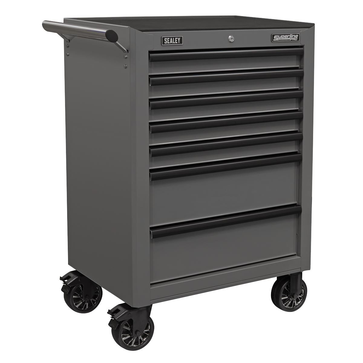 Sealey Grey Toolbox Combination 14 Drawer with Ball-Bearing Slides APSTACKTGR