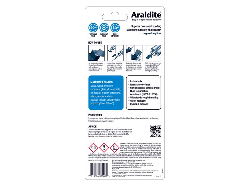 Araldite® Standard Epoxy Syringe 24ml ARA400003