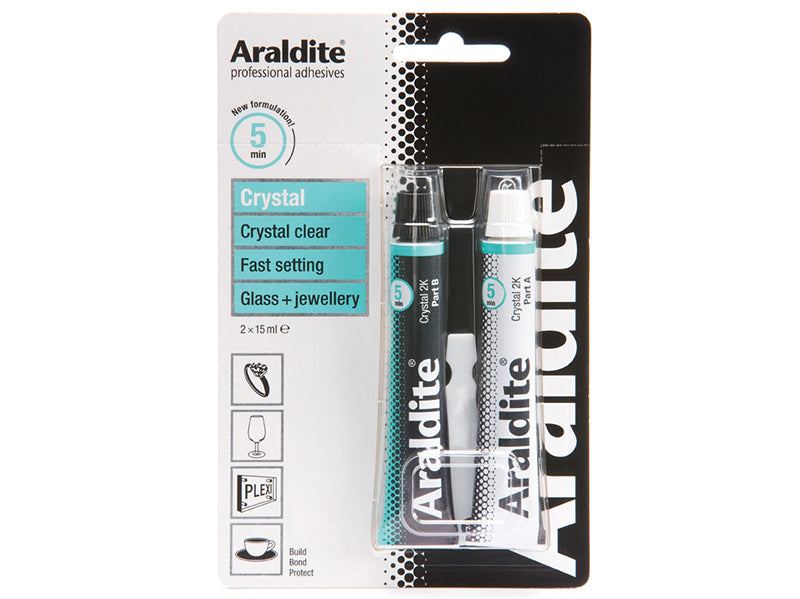 Araldite® Crystal Epoxy 2 x 15ml Tubes ARA400008