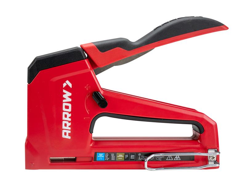Arrow T50 2 in 1 Staple Gun Bottom Load Magazine Viewing Window ARRT50RED2