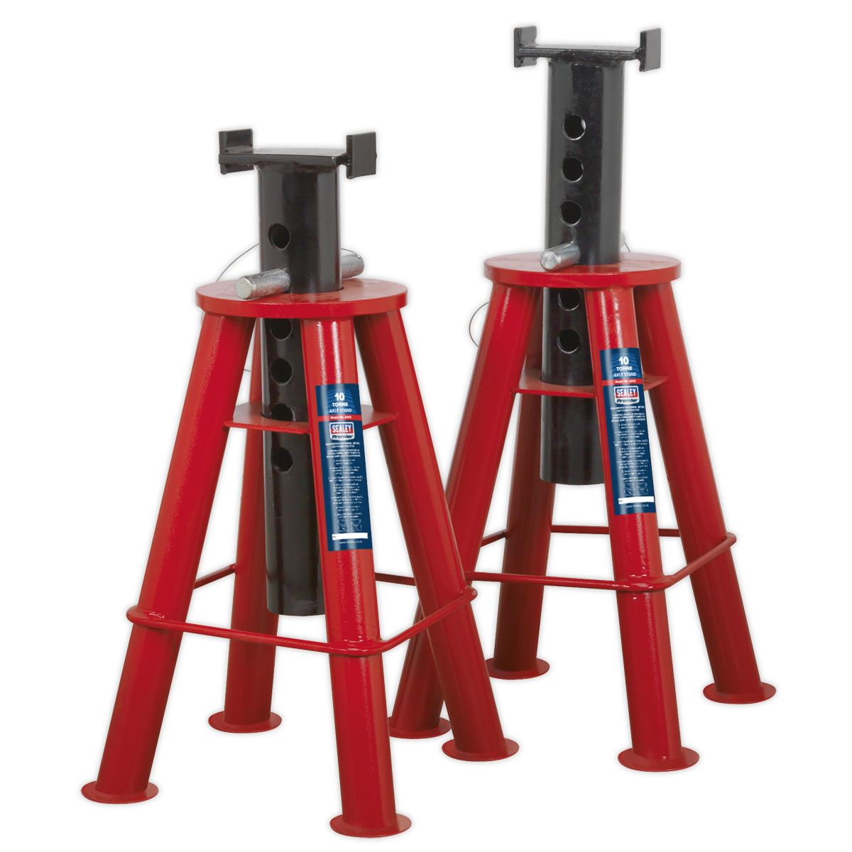 Sealey Axle Stands (Pair) 10 Tonne Capacity per Stand AS10