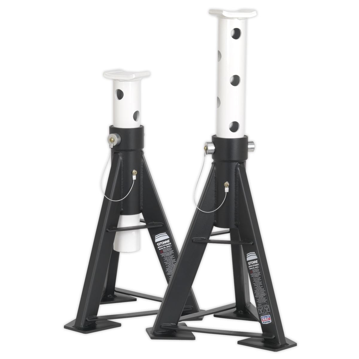 Sealey Axle Stands (Pair) 12 Tonne Capacity per Stand AS12