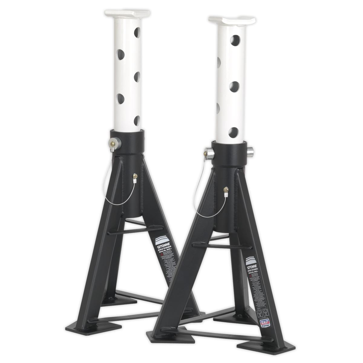 Sealey Axle Stands (Pair) 12 Tonne Capacity per Stand AS12