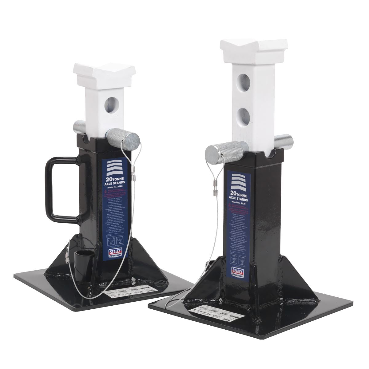 Sealey Axle Stands (Pair) 20 Tonne Capacity per Stand AS20